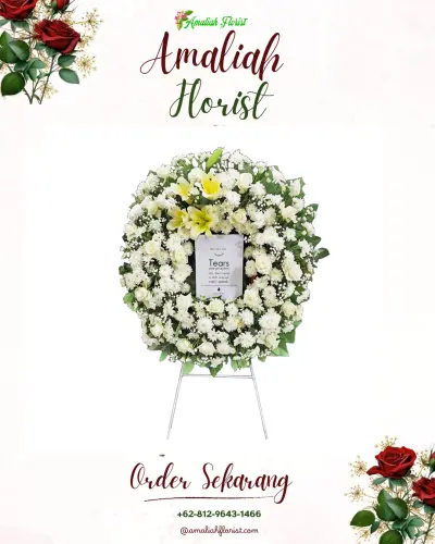 Krans Bunga Duka Cita di Tumpang